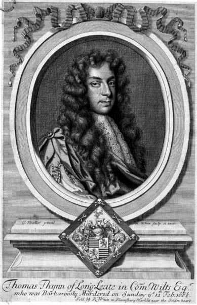 توماس ثين من Longleat (1648-1682) ، نقش بواسطة روبرت وايت (1645-1703) (نقش) بواسطة Godfrey (بعد) Kneller