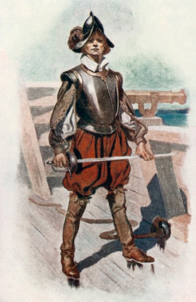 رسم توضيحي لويستوود هو! بقلم تشارلز كينجسلي (طباعة حجرية ملونة) بواسطة Godfrey C. Hindley