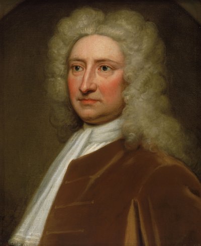 إدموند هالي، عالم الفلك الملكي (1656-1746)، حوالي عام 1721 (لوحة زيتية) بواسطة غودفري كنيلر