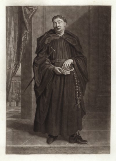 صورة لأنتوني لي كأب دومينيك في الراهب الإسباني بواسطة Godfrey Kneller
