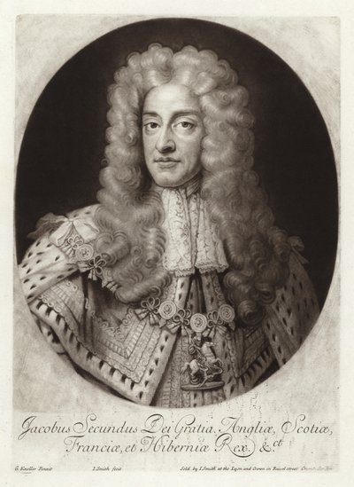 صورة الملك جيمس الثاني ملك إنجلترا وأيرلندا بواسطة Godfrey Kneller