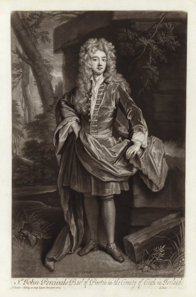 صورة السير جون بيرسيفال بواسطة Godfrey Kneller