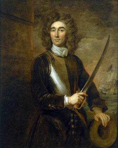 صورة لنائب الأدميرال جون بينبو (1653-1702). لوحة زيتية على قماش بواسطة غودفري كنيلر
