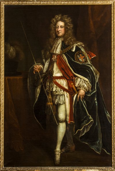 Portrait of William Cavendish, 4th Earl and 1st Duke of Devonshire, c.1690-1710 (oil on canvas) بواسطة غودفري كنيلر