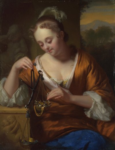 مجاز الفضيلة والثروات ، كاليفورنيا. 1665-1667 بواسطة جودفريد كورنيليش شالكين