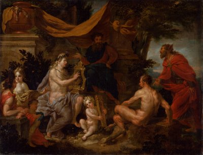 المسابقة بين أبولو وبان ، 1690 م. بواسطة Godfried مايس