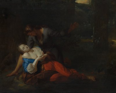 سيفالوس وبروكريس ، ربما 1680. بواسطة جودفريد شالكين