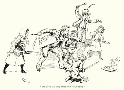 رسم توضيحي لقصة الباحثين عن الكنز بواسطة E Nesbit (litho) بواسطة جوردون فريدريك براون