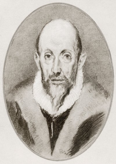 Domenikos Theotokopoulos ، El Greco ، من السير الذاتية الحية للرسامين العظماء. بواسطة جوردون روس