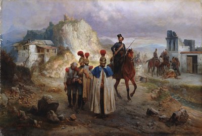 الرجال الفرنسيون الأسرى عام 1814 ، 1885 بواسطة جوتفريد ويليوالدي
