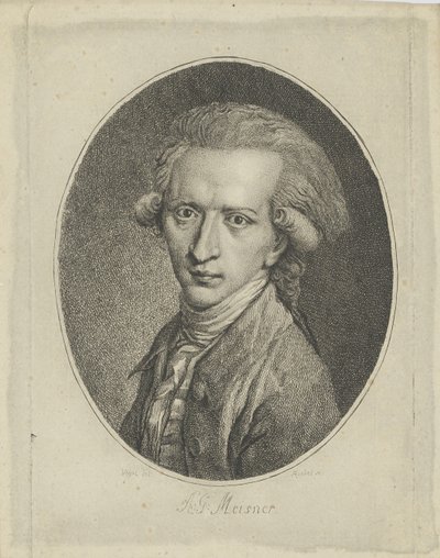 صورة أغسطس جوتليب ميسنر 1753-1807 ، ج. 1800. بواسطة جوتليب فريدريش ريدل