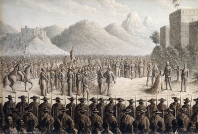 إعدام الإمبراطور ماكسيميليان ، 1867 بواسطة جوتلوب جونجمان