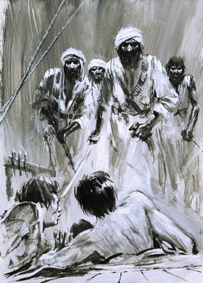 في عام 1931، اختطف قراصنة أمريكي يُدعى ويليام روبنسون بواسطة جراهام كوتون