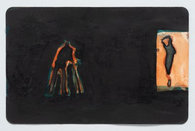 مصور، 2025 (ألوان مائية على بطاقة) بواسطة 