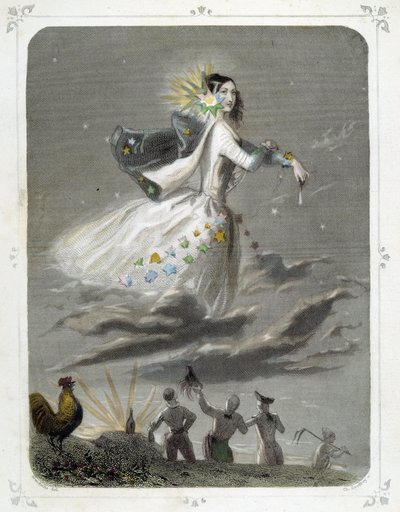 النجوم: امرأة تمثل "L'Etoile du matin" - لغراندفيل بواسطة جراندفيل