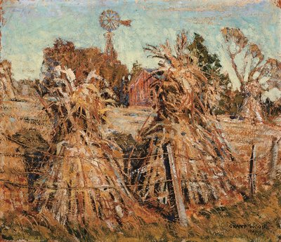 حقل الذرة بواسطة جرانت وود