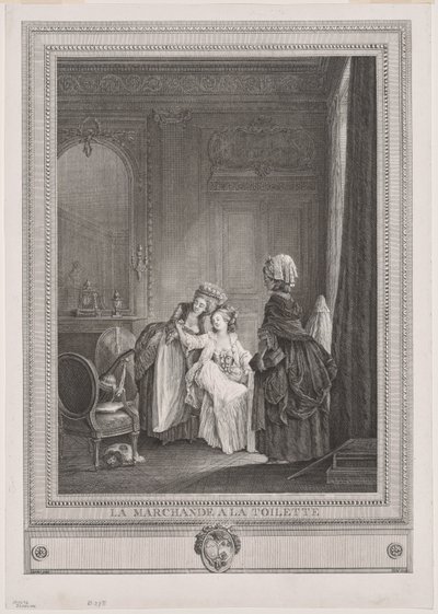 التاجرة في غرفة الملابس (La Marchande à la Toilette) بواسطة Gérard Vidal