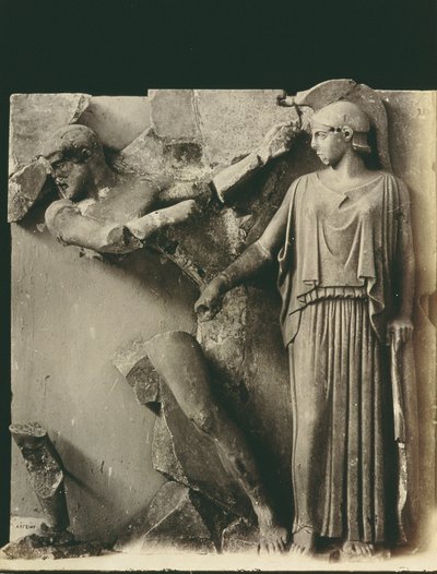 The Labors of Hercules ، metope من معبد زيوس في أولمبيا ، حوالي 470-457 قبل الميلاد (الرخام) بواسطة اليونانية