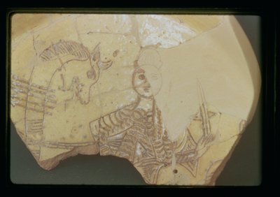 Digenis Akritas and Dragon (سيراميك) بواسطة المدرسة اليونانية