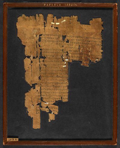 البردي الاستثمار. لا. 1532، quot;الرسالة إلى العبرانيينquot; (بردية) بواسطة المدرسة اليونانية
