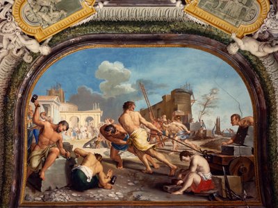 Foundation of Pesaro, detail بواسطة جريجوريو لازاريني