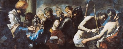 بيلاطس يغسل يديه المسيح قبل بيلاطس ، ج. 1640. بواسطة جريجوريو بريتي
