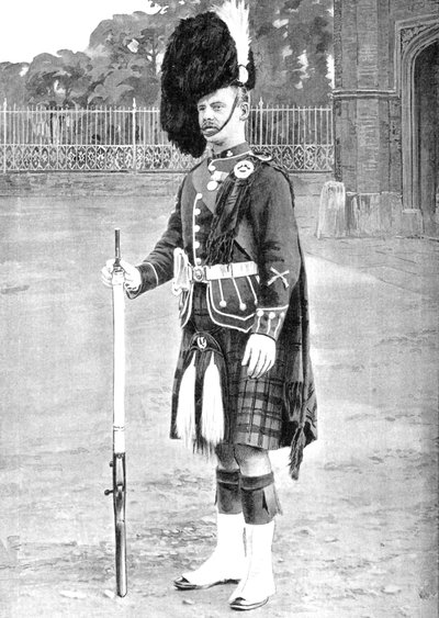 Color-Sergeant ، The Queens Own Cameron Highlanders ، c1880 بواسطة غريغوري وشركاه