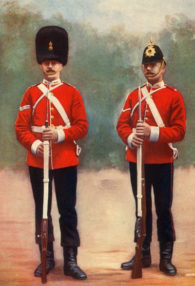`` Northumberland Fusiliers Corporal and DurhamLight Infantry Lance-Corporal '، 1901. بواسطة غريغوري وشركاه