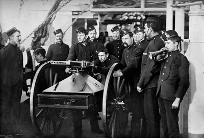 تمرين صد الحدود ، مدرسة Sheerness Gunnery ، كينت ، 1896 بواسطة غريغوري وشركاه