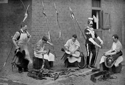 سروج 17 لانسر في العمل ، 1896 بواسطة غريغوري وشركاه