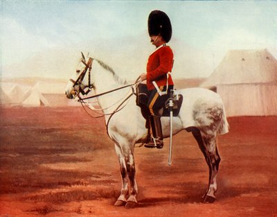 الرقيب ميجور من التنين الثاني. رويال سكوتس جرايز ، 1900. بواسطة غريغوري وشركاه