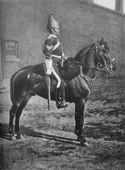 رقيب ، حراس الدراجون الثاني كوينز بايز ، c1880 بواسطة غريغوري وشركاه