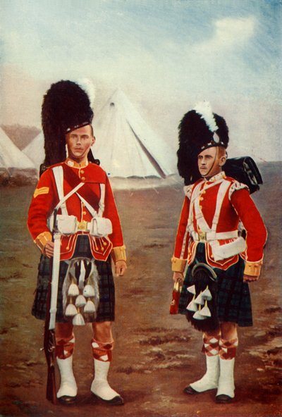 "الرقيب و Bugler ، 1st Argyle and Sutherland Highlanders" ، 1900. بواسطة غريغوري وشركاه