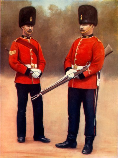 الرقيب والجندي في Dubin Fusiliers ، 1900. بواسطة غريغوري وشركاه