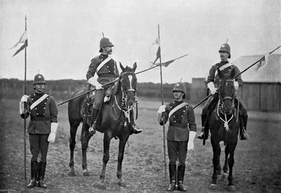 جنود سلاح الفرسان في جنوب أستراليا ، 1896 بواسطة غريغوري وشركاه