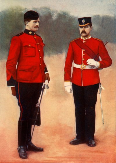 "West Surrey Adjutant و East Surrey Sergeant-Major" ، 1901. بواسطة غريغوري وشركاه