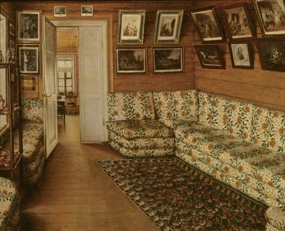 غرفة استقبال لمنزل مانور بواسطة Grigori Vasilievich Soroka