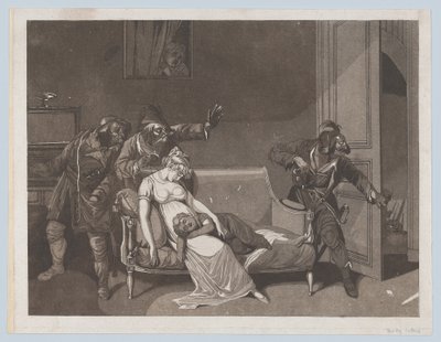 المشهد الأول من اللصوص ، كاليفورنيا. 1805. بواسطة رائعة