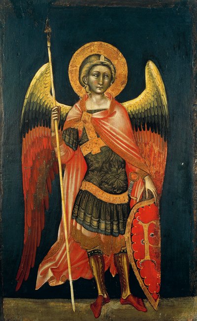 Angel بواسطة Guariento (نشط 1338-1367 أو 1370) ، تمبرا على لوح ، حوالي 1354 بواسطة Guariento di Arpo