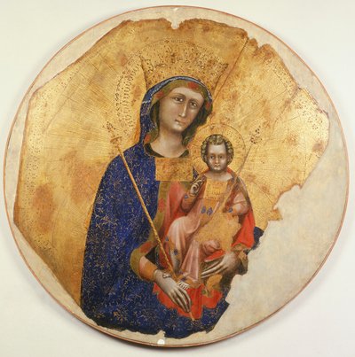 مادونا والطفل ، بواسطة Ridolfo Guariento أو Guariento di Arpo (نشط من 1338 إلى 1370) بواسطة Guariento di Arpo