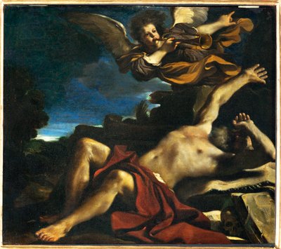رؤيا القديس جيروم ... بواسطة جويرسينو (1591-1666)