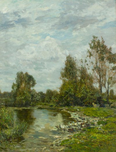 على طول نهر سيل ، 1880. بواسطة غولييلمو سياردي