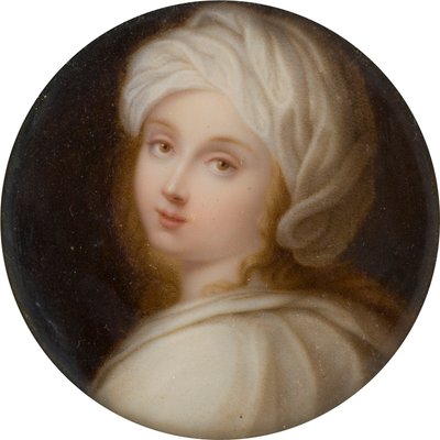 صورة بياتريس سينسي (1577-1599) ، حوالي 1587-99 (زيت على العاج) بواسطة جيدو (بعد) ريني