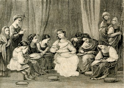 مراهقة العذراء ، بقلم غيدو ريني (1575-1642) ، ملاذ البيت المقدس ، لوريتو ، ماركي ، إيطاليا بواسطة جويدو ريني