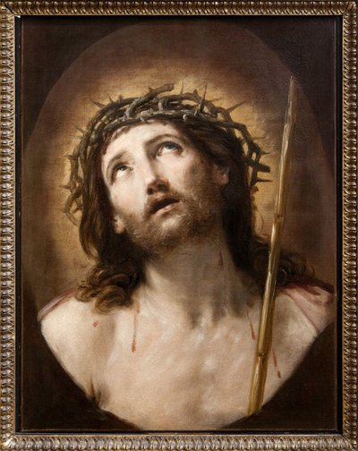 المسيح مع القصب ، المعروف أيضًا باسم Ecce Homo ، حوالي 1639-40 (زيت على قماش) بواسطة جويدو ريني