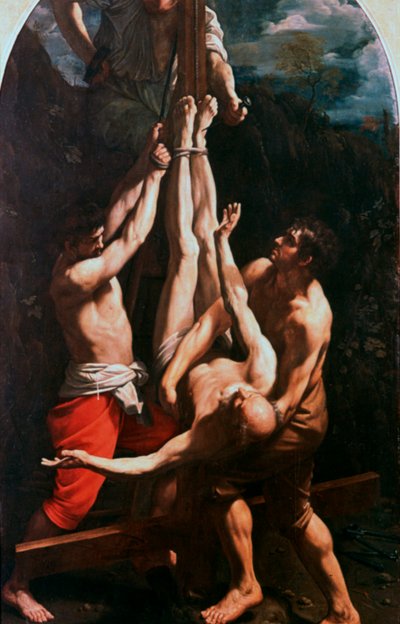 صلب القديس بطرس 1600-1642 بواسطة القديس بطرس