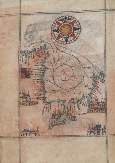 خليج بسكاي في أطلس غيوم بروسكون (1540-1560) بواسطة غيوم بروسكون