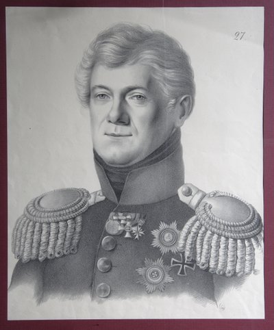 صورة للأمير دميتري فلاديميروفيتش غوليتسين 1771-1844 ، 1820s بواسطة غوستاف أدولف هيبيوس