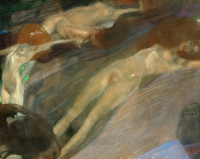 ماء جاري. 1898 بواسطة غوستاف كليمت