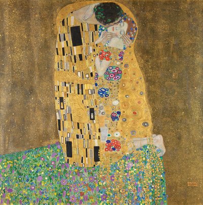 القبلة (الزوجان المحبان) بواسطة غوستاف كليمت